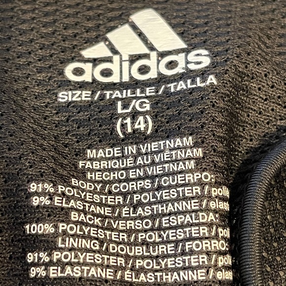 Adidas Girls size large (14) sports bra - Picture 3 of 4